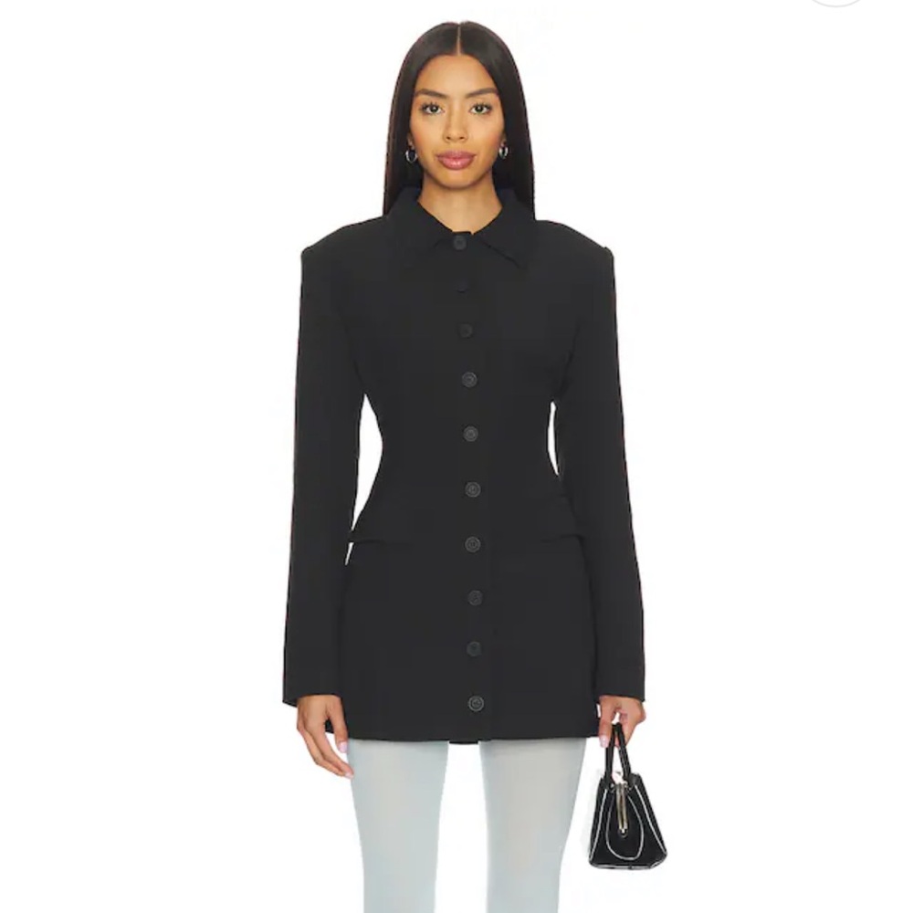Lioness Black Long Sleeve Blazer Mini Dress